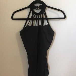 Straps dance leotard